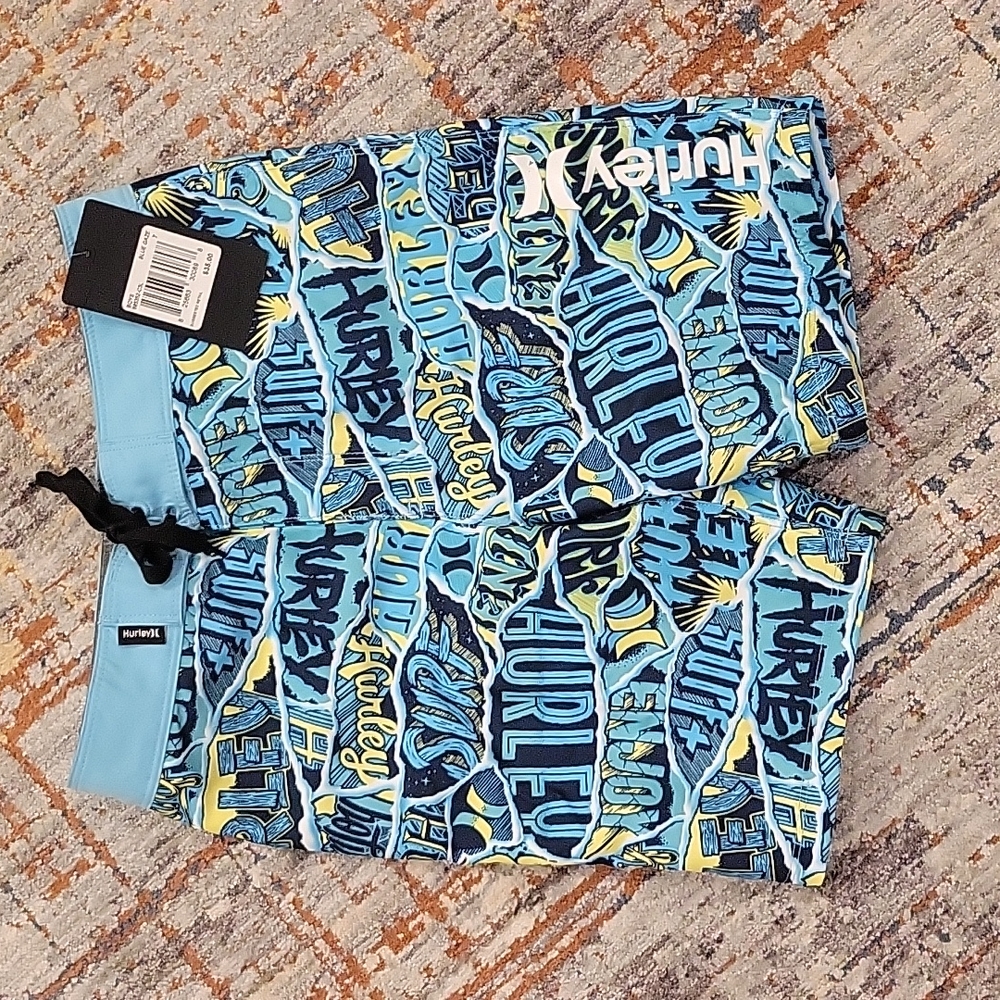 New Boys Swim Trunks Shorts Sz 7
